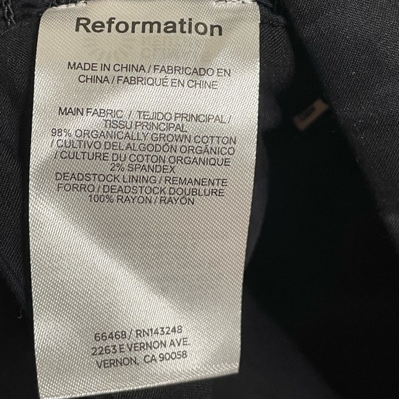 Reformation x Kacey Musgraves Magnolia Two Piece in Black - Picture 11 of 16